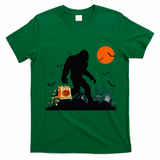 Funny Halloween Bigfoot Trick or Treating Bigfoot T-Shirt - Irish Green