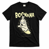 Funny Halloween Boonana Ghost Banana T-Shirt - Black