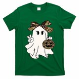 Funny Halloween Camouflage Camo Ghost Hello Hunting Season T-Shirt - Irish Green