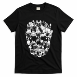Funny Halloween Costume Skull French Bulldog Dog Lover T-Shirt - Black
