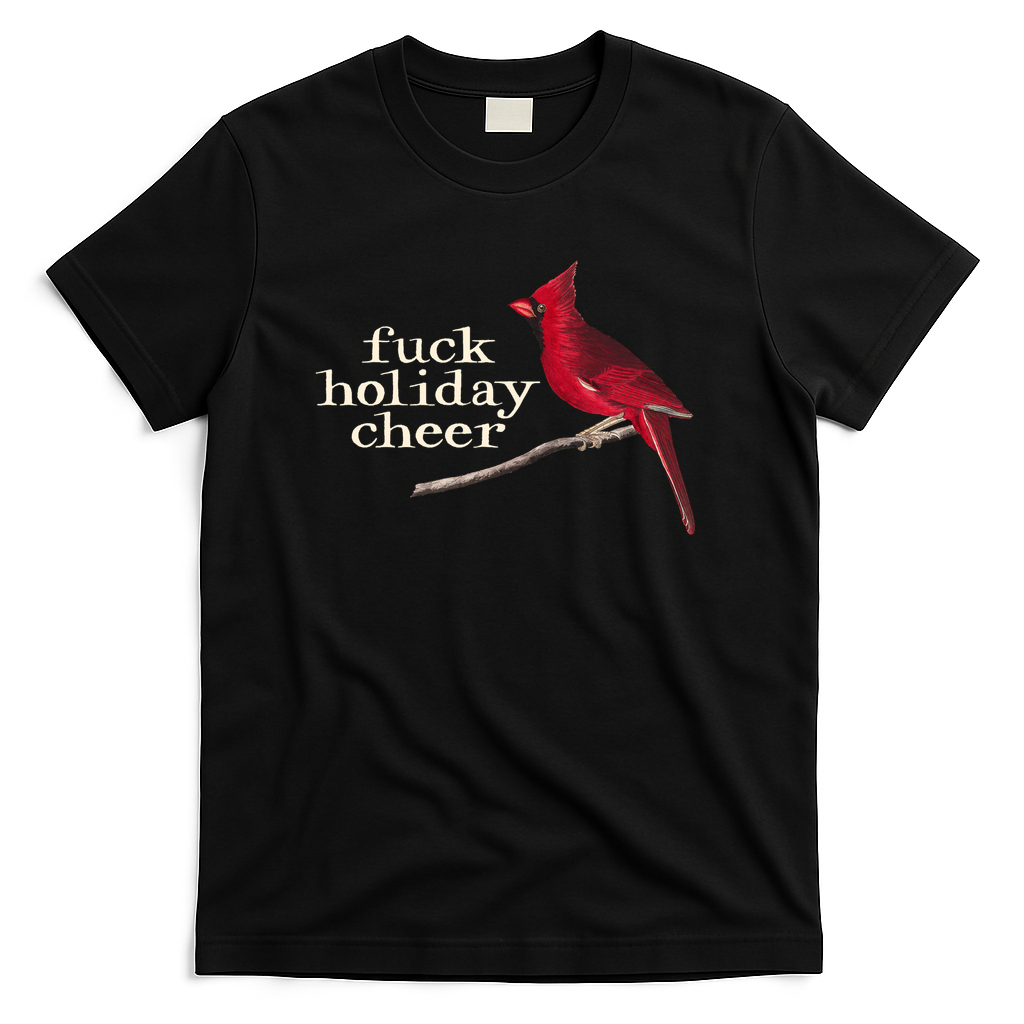 Fuck Holiday Cheer (light text) - Black