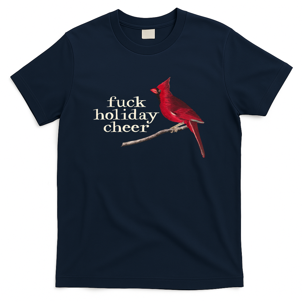 Fuck Holiday Cheer (light text) - Navy