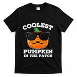 Funny Halloween Coolest Pumpkin In The Patch Gift T-Shirt - Black
