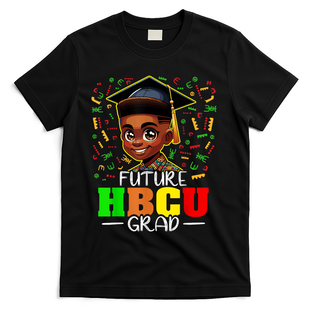 Future Hbcu Graduation Black Boy Grad Hbcu T-Shirt - Black