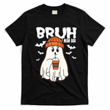 Funny Halloween Ghost Bruh I Mean Boo T-Shirt - Black