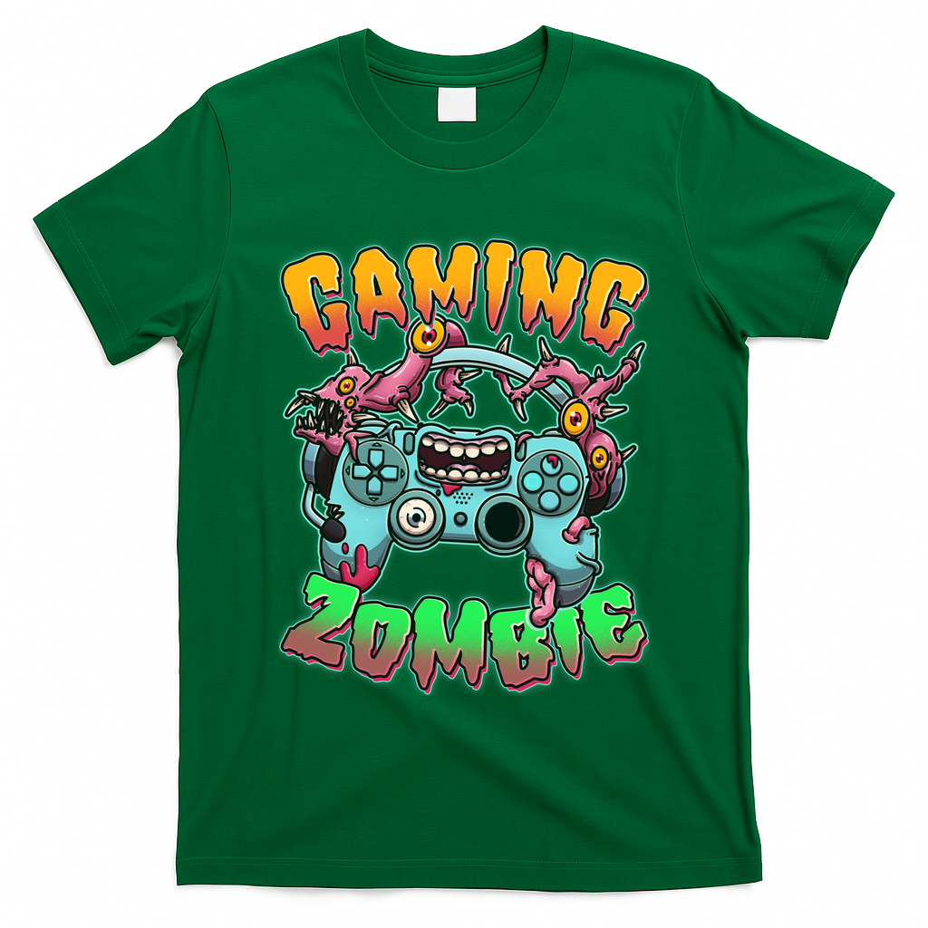 Funny Halloween Gaming Zombie Game Controller T-Shirt