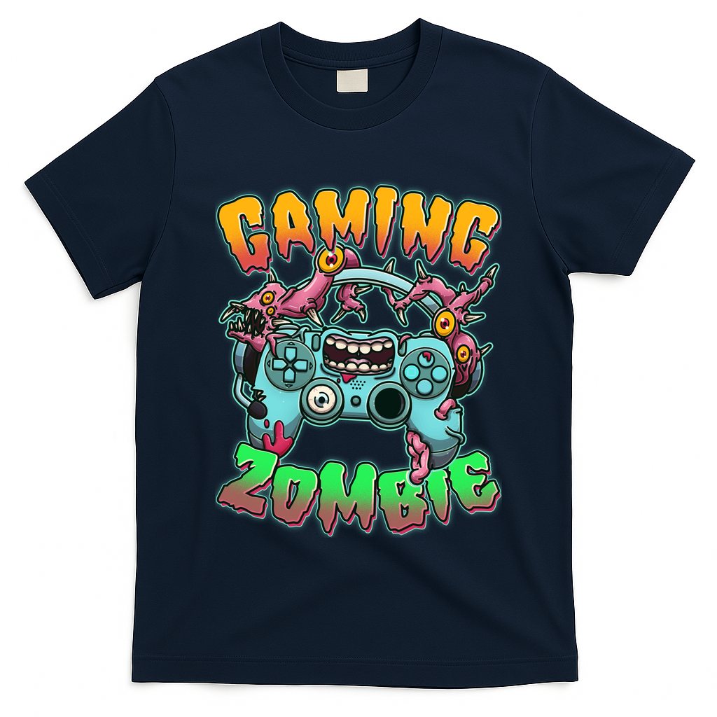 Funny Halloween Gaming Zombie Game Controller T-Shirt