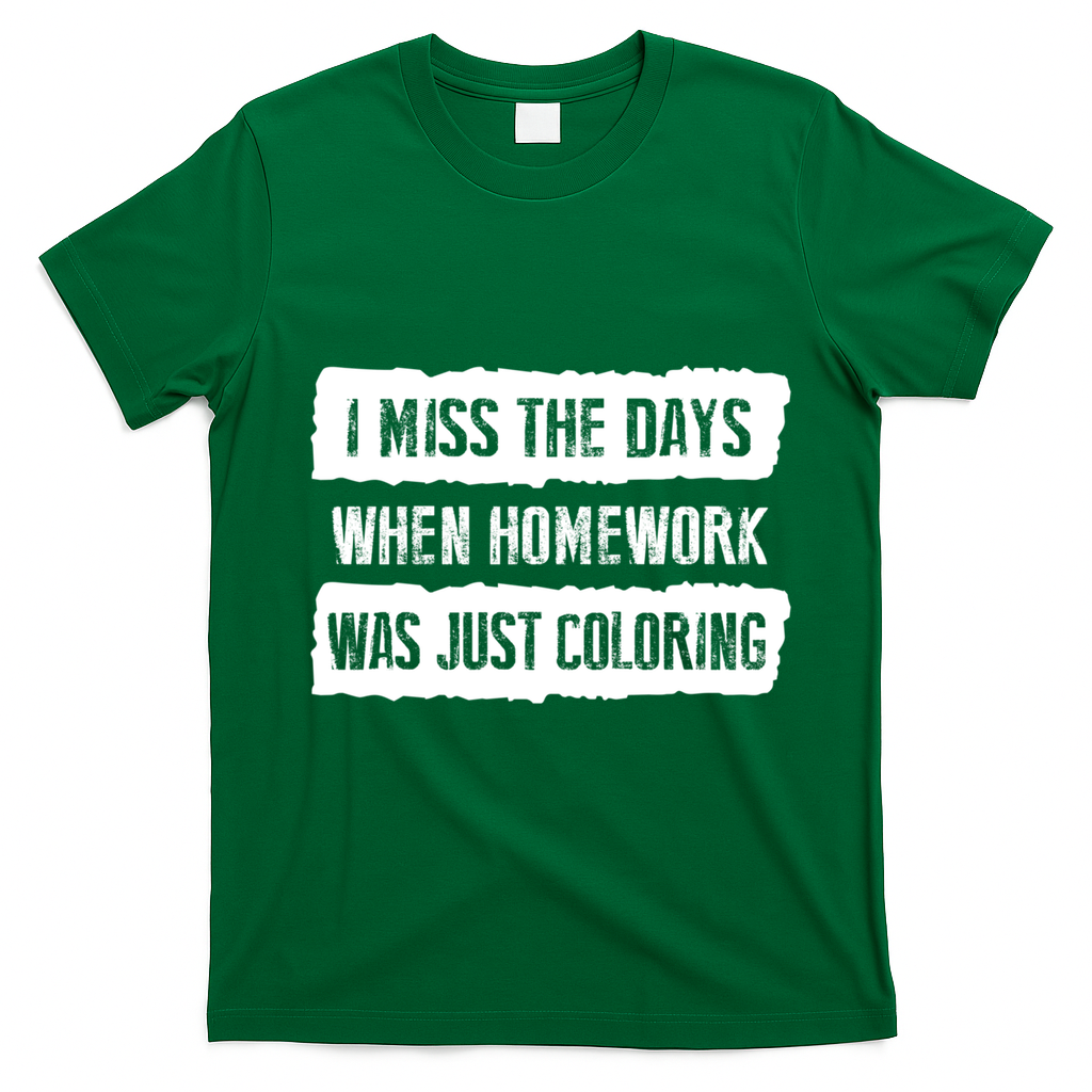 Funny Homework Gift Trending Gift For N And Funny Gift T-Shirt - Irish Green