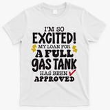 Funny High Gas Price Joke Meme T-Shirt - White