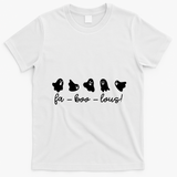 Faboolous Halloween Ghosts Cute T-Shirt - White
