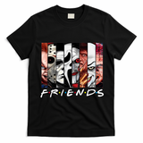 Friends Halloween Horror Squad Parody T-Shirt - Black
