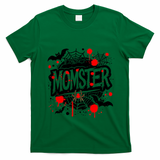 Funny Halloweem Momster Monster Mommy Mom Mother Matching Family T-Shirt - Irish Green