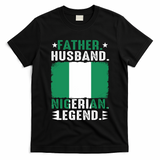 Father Husband Nigeria Father's Day Proud Dad Family Lover  T-Shirt
