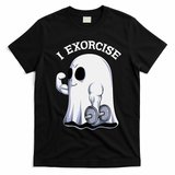 Funny Halloween Workout Ghost Exorcise Fitness Shirt T-Shirt - Black