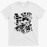 Flying in black and white dream - White