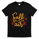 Fall Is In The Air Nature Cute T-Shirt - Black