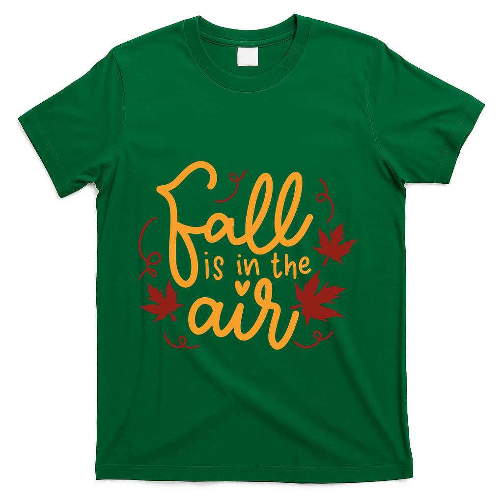 Fall Is In The Air Nature Cute T-Shirt - Green