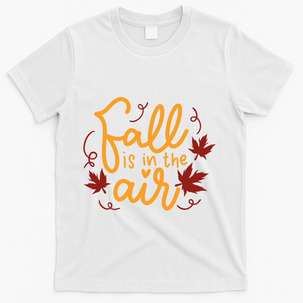Fall Is In The Air Nature Cute T-Shirt - White