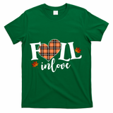 Fall In Love Cute Gift T-Shirt - Green