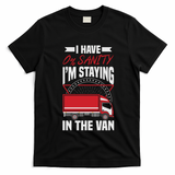 Funny IM Staying In Tha Van Phasmophobia Gift T-Shirt - Black