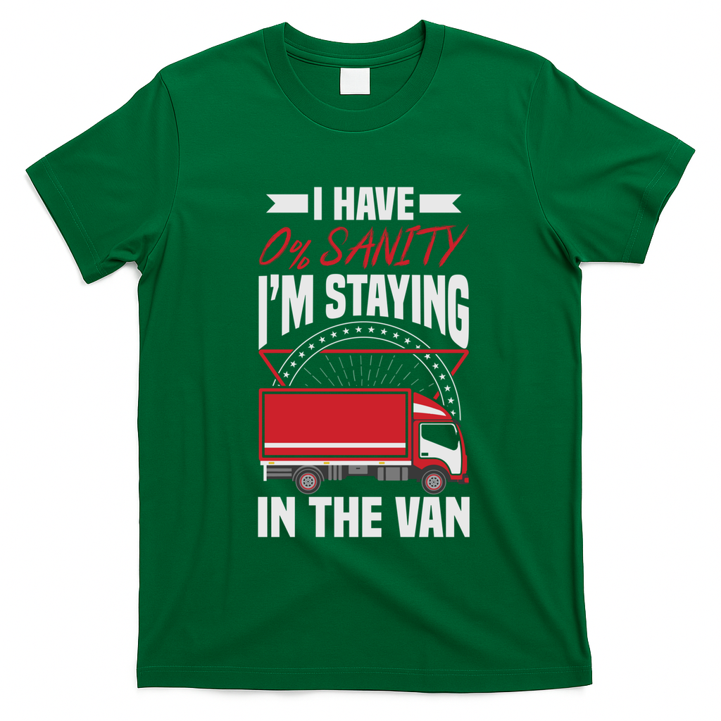 Funny IM Staying In Tha Van Phasmophobia Gift T-Shirt - Irish Green