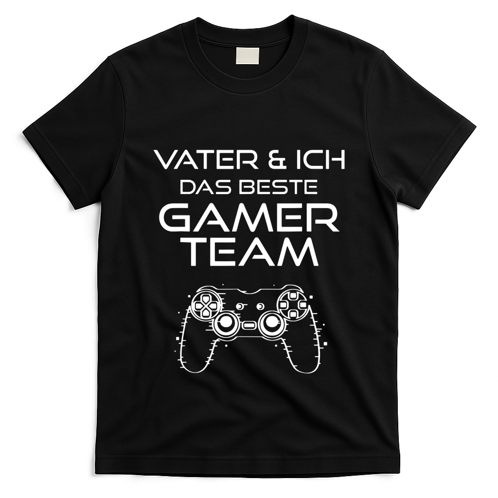 Father & I The Best Gamer Team T-Shirt