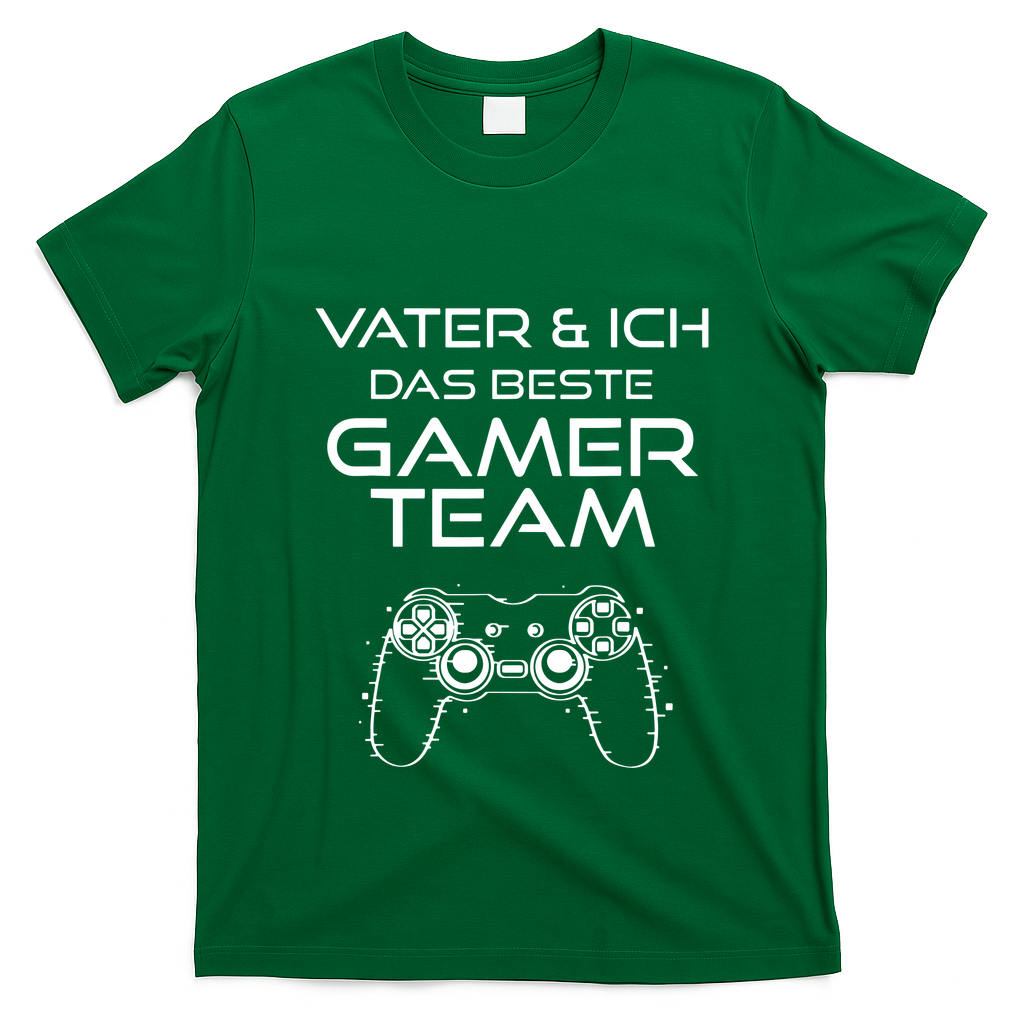 Father & I The Best Gamer Team T-Shirt