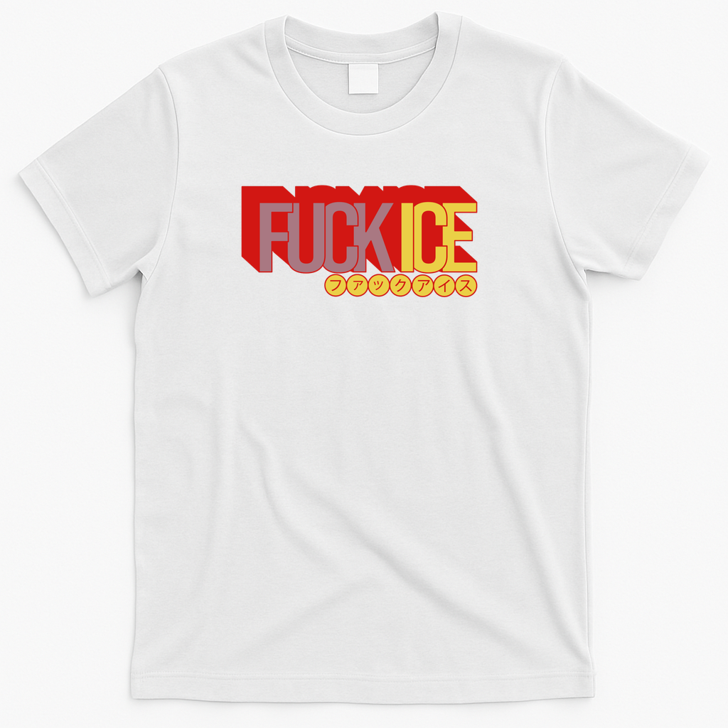 Fuck ICE - Vintage (Inline) - White