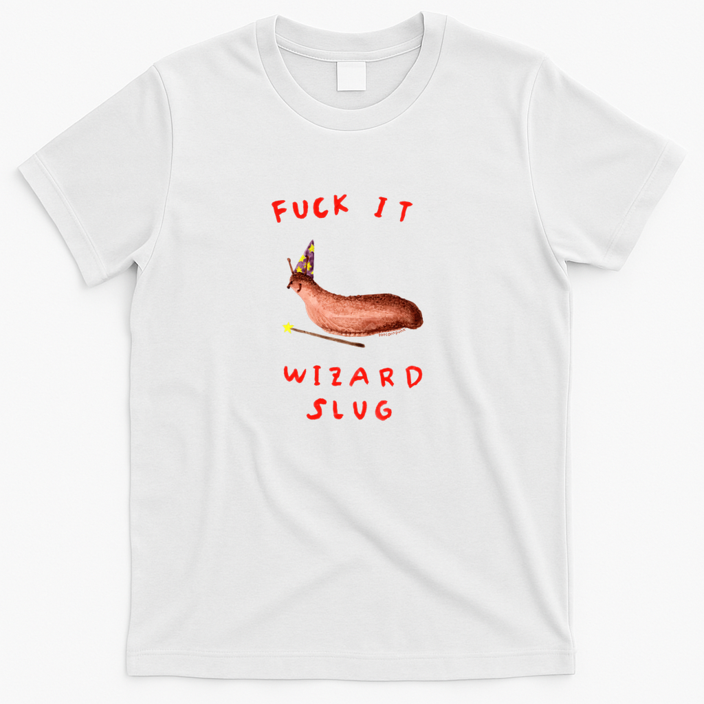 F*ck it Wizard Slug - White