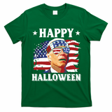 Funny Joe Biden 4th Of July Happy Halloween T-Shirt - Irish Green
