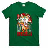 Funny Japanese Corgzilla Unicorn Funny Dog Corgi Lovers Great Gift T-Shirt - Irish Green