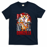 Funny Japanese Corgzilla Unicorn Funny Dog Corgi Lovers Great Gift T-Shirt - Navy Blue