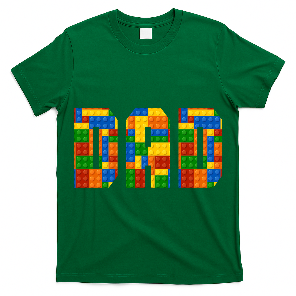 Funny Lego Builder Dad T-Shirt