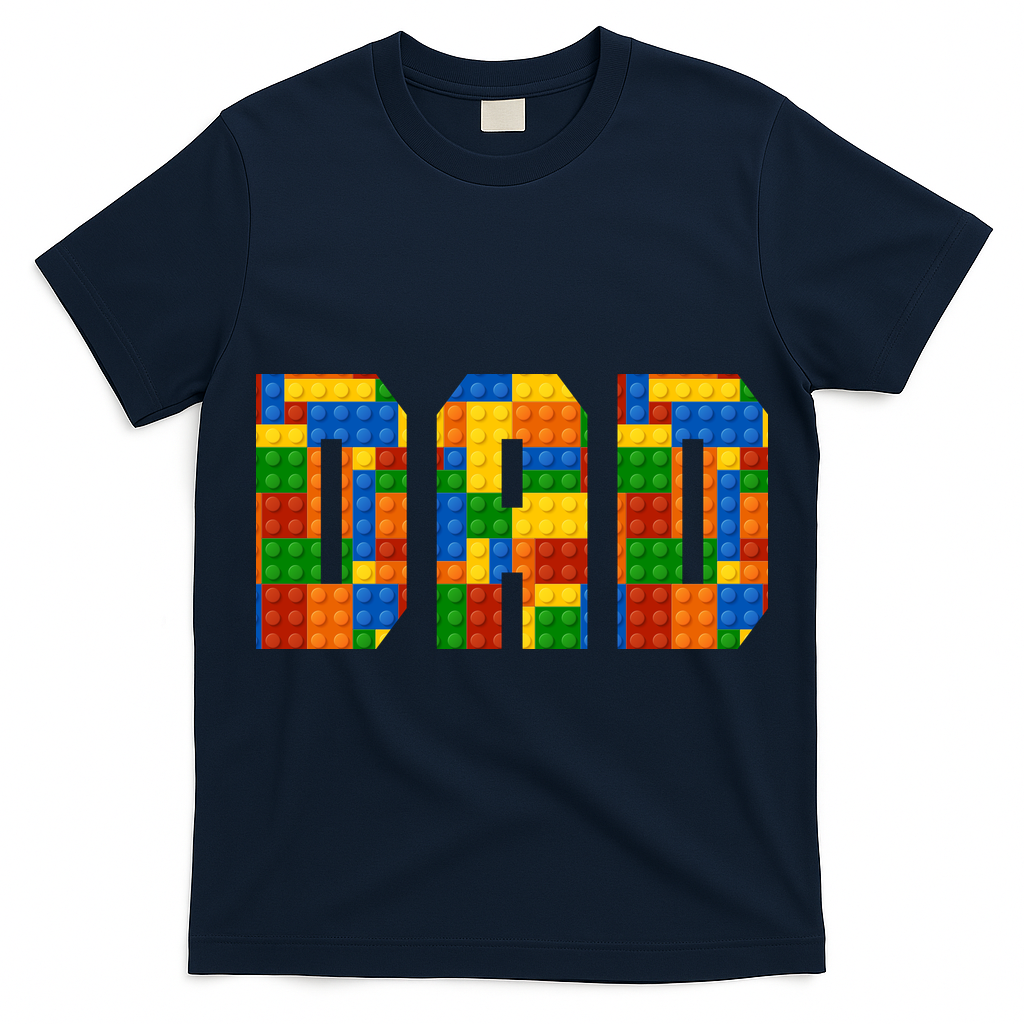 Funny Lego Builder Dad T-Shirt