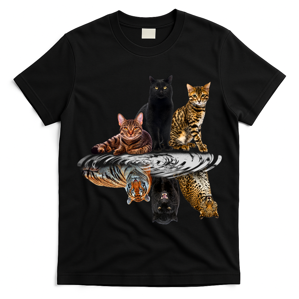 Funny Little Cats Big Cats T-Shirt