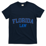 Florida Law Florida Bar Graduate Gift Lawyer College T-Shirt - Navy