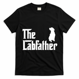 Funny Labrador Owner The Labfather Lab Father Gift T-Shirt - Black