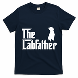 Funny Labrador Owner The Labfather Lab Father Gift T-Shirt - Navy Blue