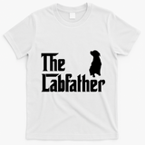 Funny Labrador Owner The Labfather Lab Father Gift T-Shirt - White