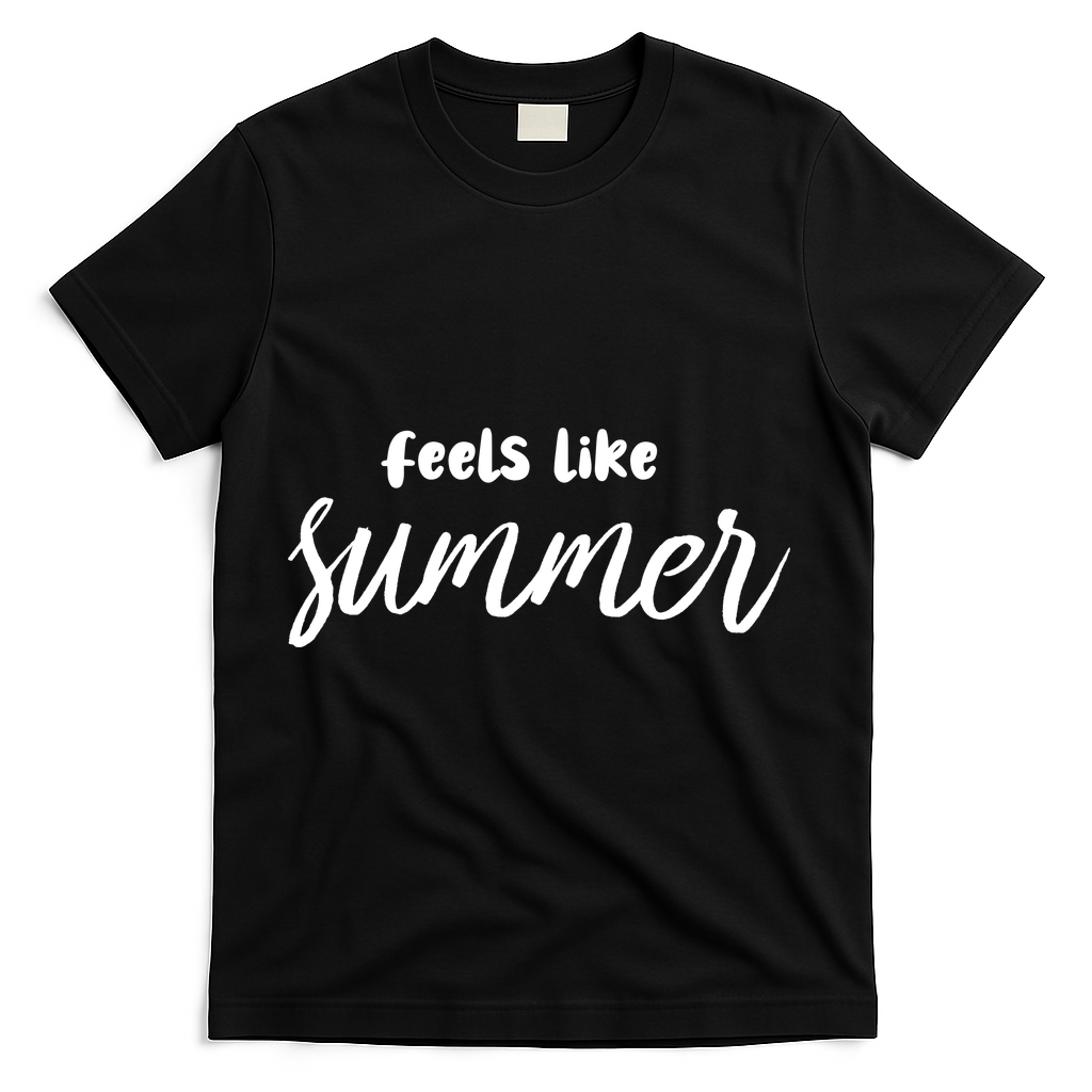 Feels Like Summer T-Shirt - Black