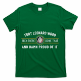 Fort Leonard Wood Missouri Basic Training Alumni Vintage T-Shirt - Green