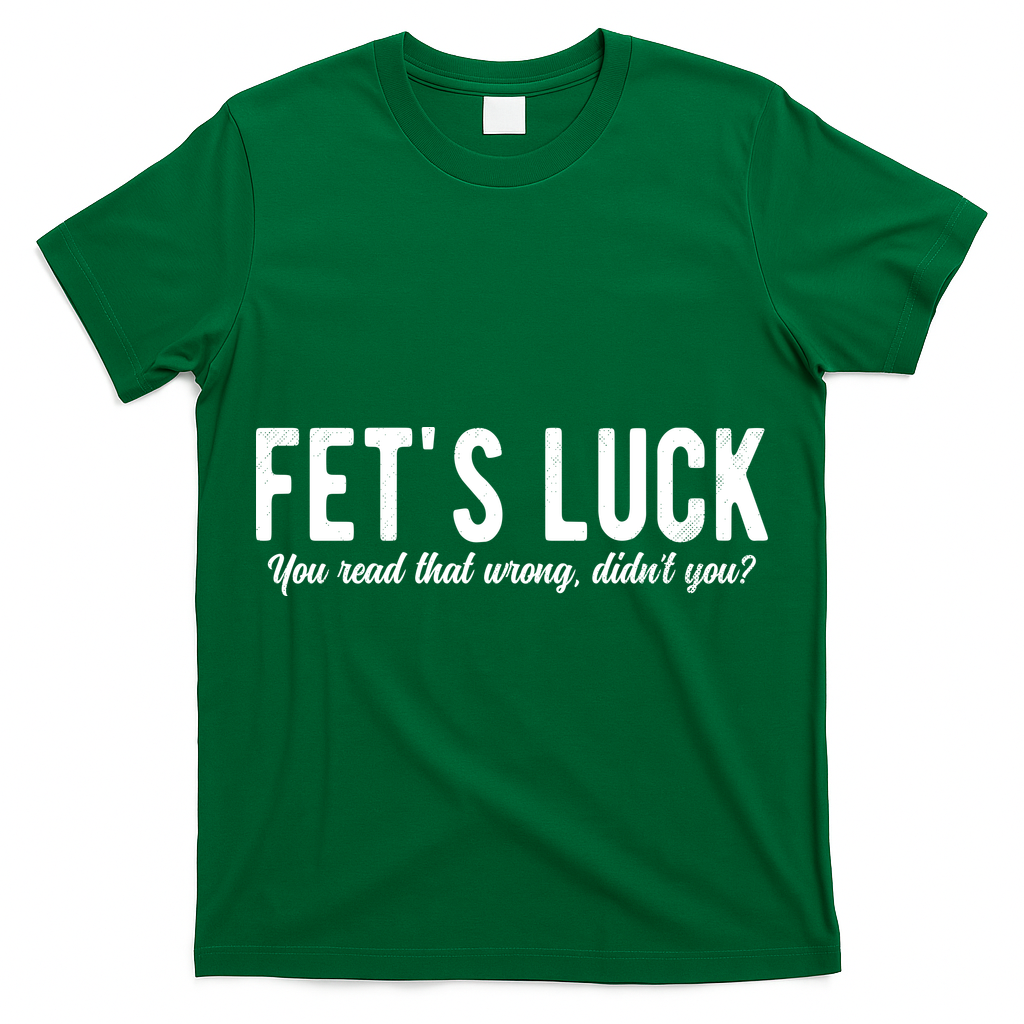 Fets Luck You Read That Wrong Didnt You T-Shirt