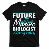 FUTURE MARINE BIOLOGIST MAKING WAVES Graduation Gift T-Shirt - Black