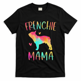 Frenchie Mama Colorful French Bulldog Gifts Dog Mom T-Shirt - Black