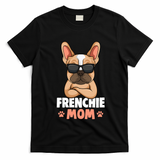 Frenchie Mom French Bulldog Dog T-Shirt - Black