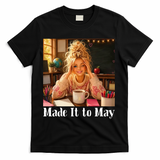 Funny Made It To May Teacher Last Day Of School T-Shirt - Black