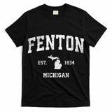 Fenton Michigan Mi Vintage Athletic Sports T-Shirt