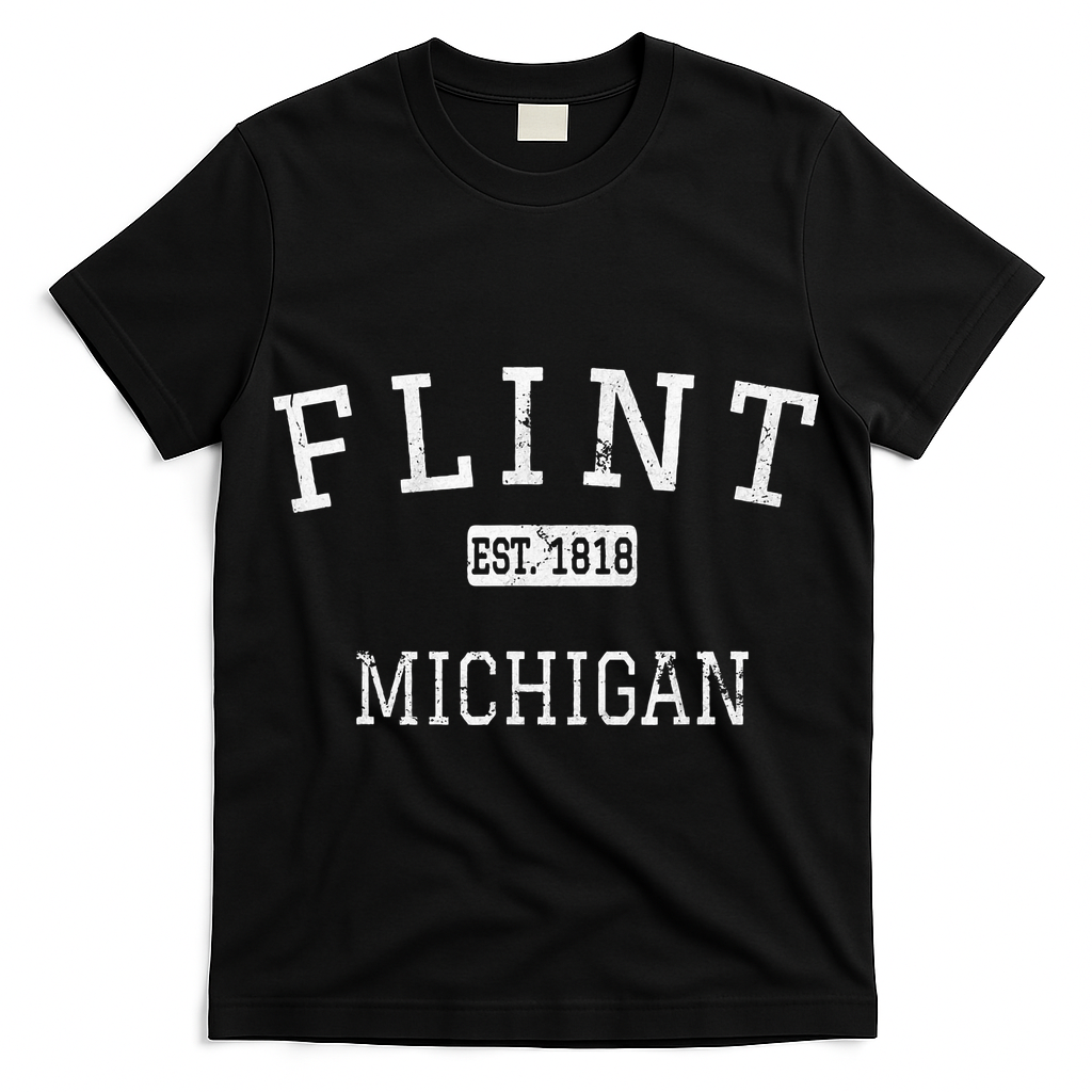 Flint Michigan Mi Vintage T-Shirt