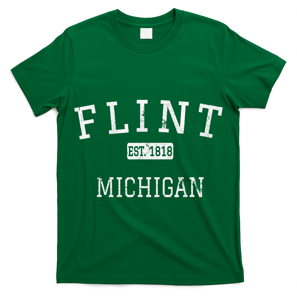 Flint Michigan Mi Vintage T-Shirt