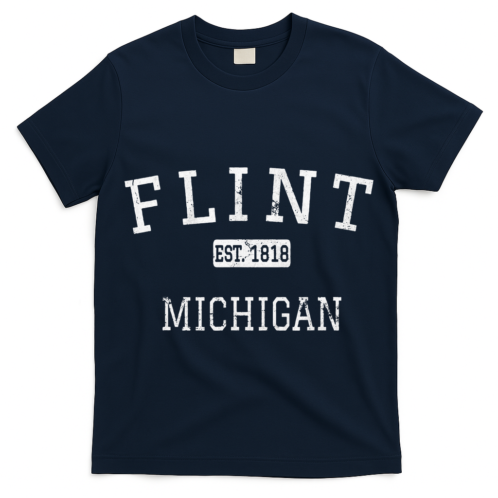 Flint Michigan Mi Vintage T-Shirt